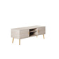 Manhattan Comfort Haley 56" White Mid-Century Modern TV Stand