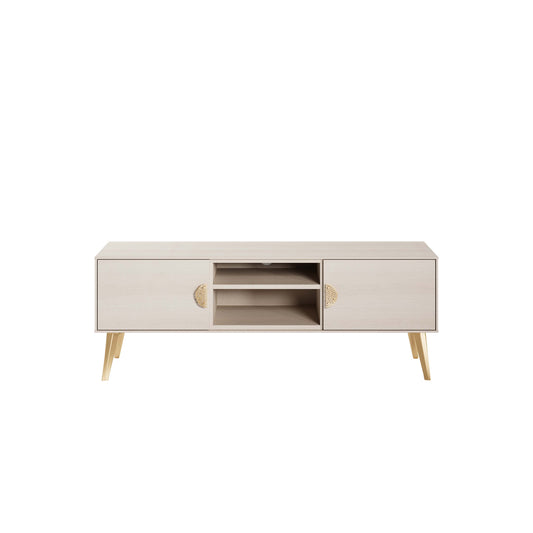 Manhattan Comfort Haley 56" White Mid-Century Modern TV Stand