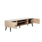 Manhattan Comfort Haley 71" Natural & Nude Mid-Century Modern TV Stand