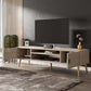 Manhattan Comfort Haley 71" White Mid-Century Modern TV Stand