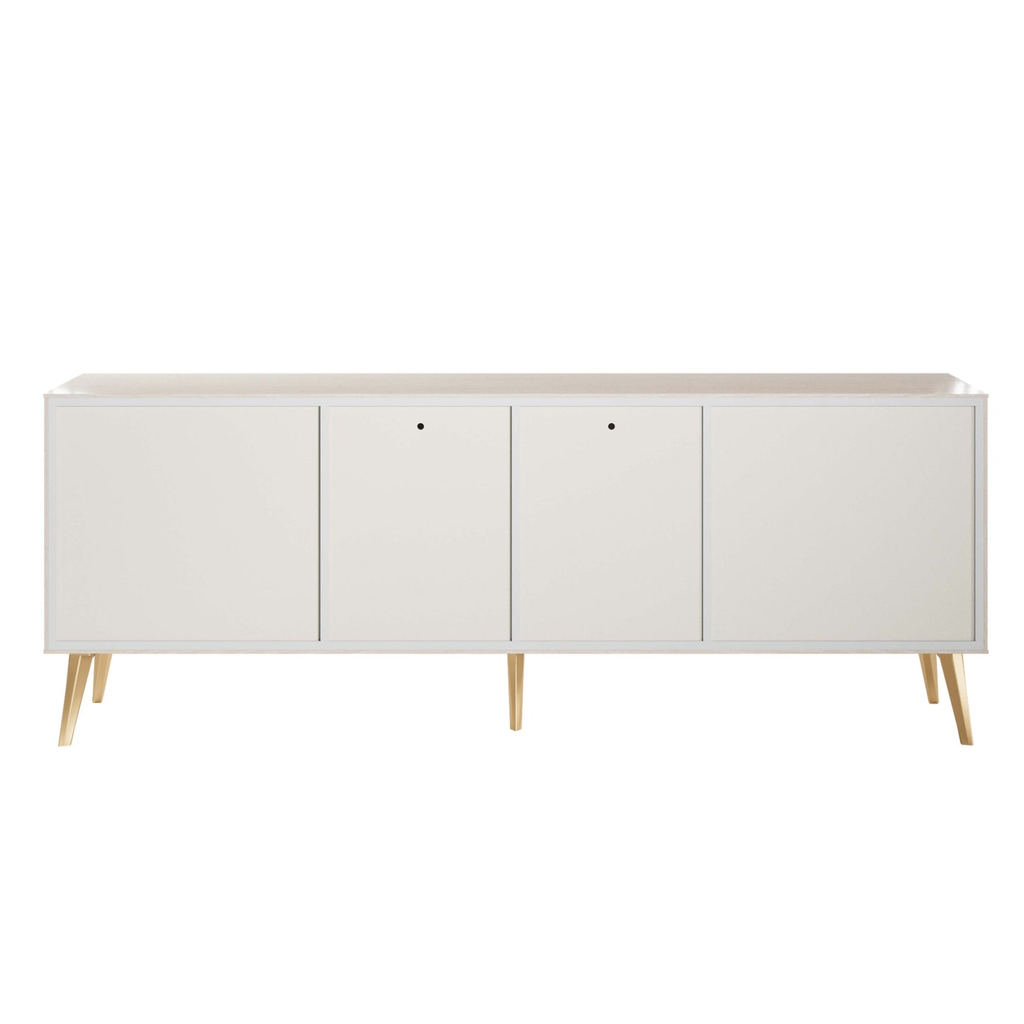 Manhattan Comfort Haley 79" White Mid-Century Modern Sideboard