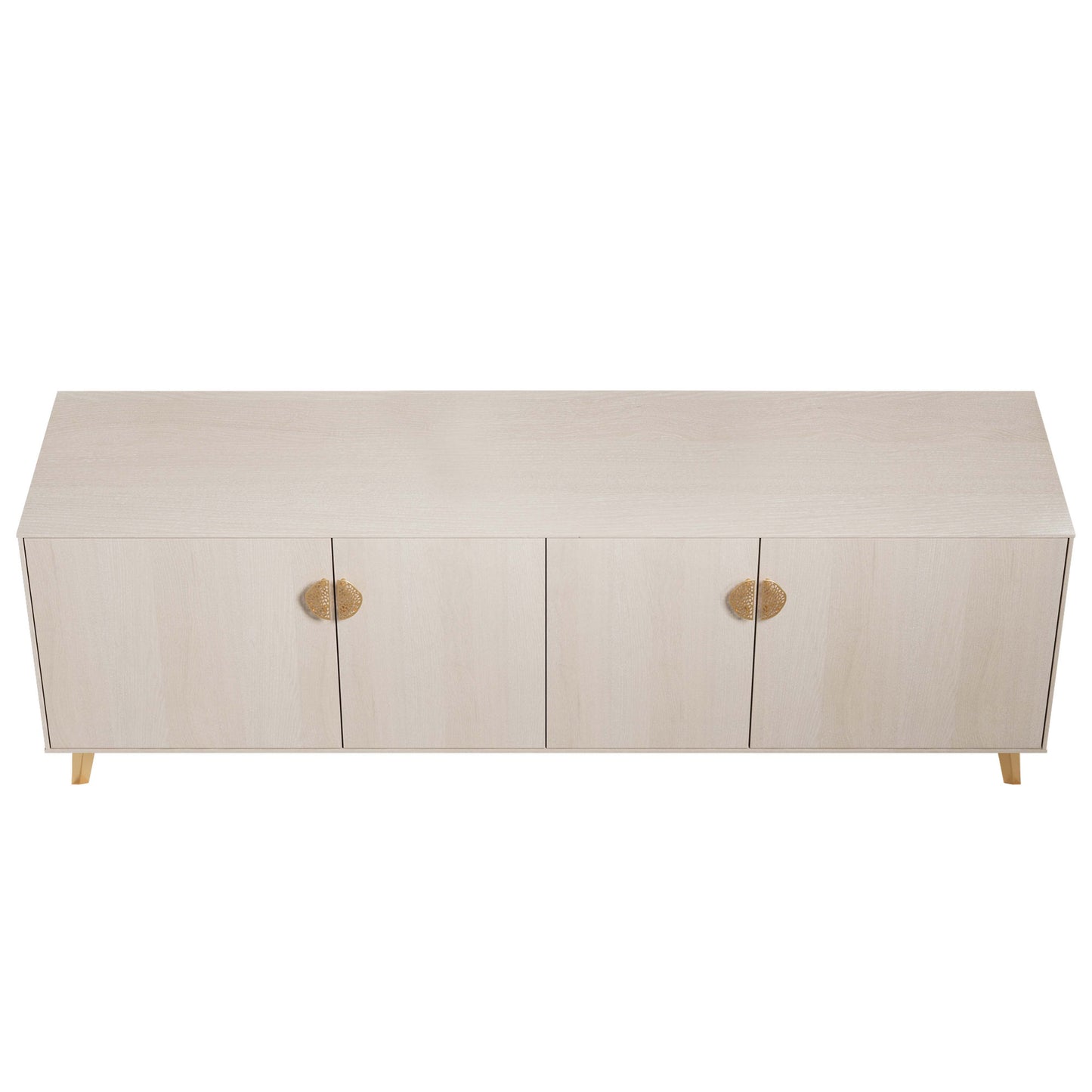 Manhattan Comfort Haley 79" White Mid-Century Modern Sideboard