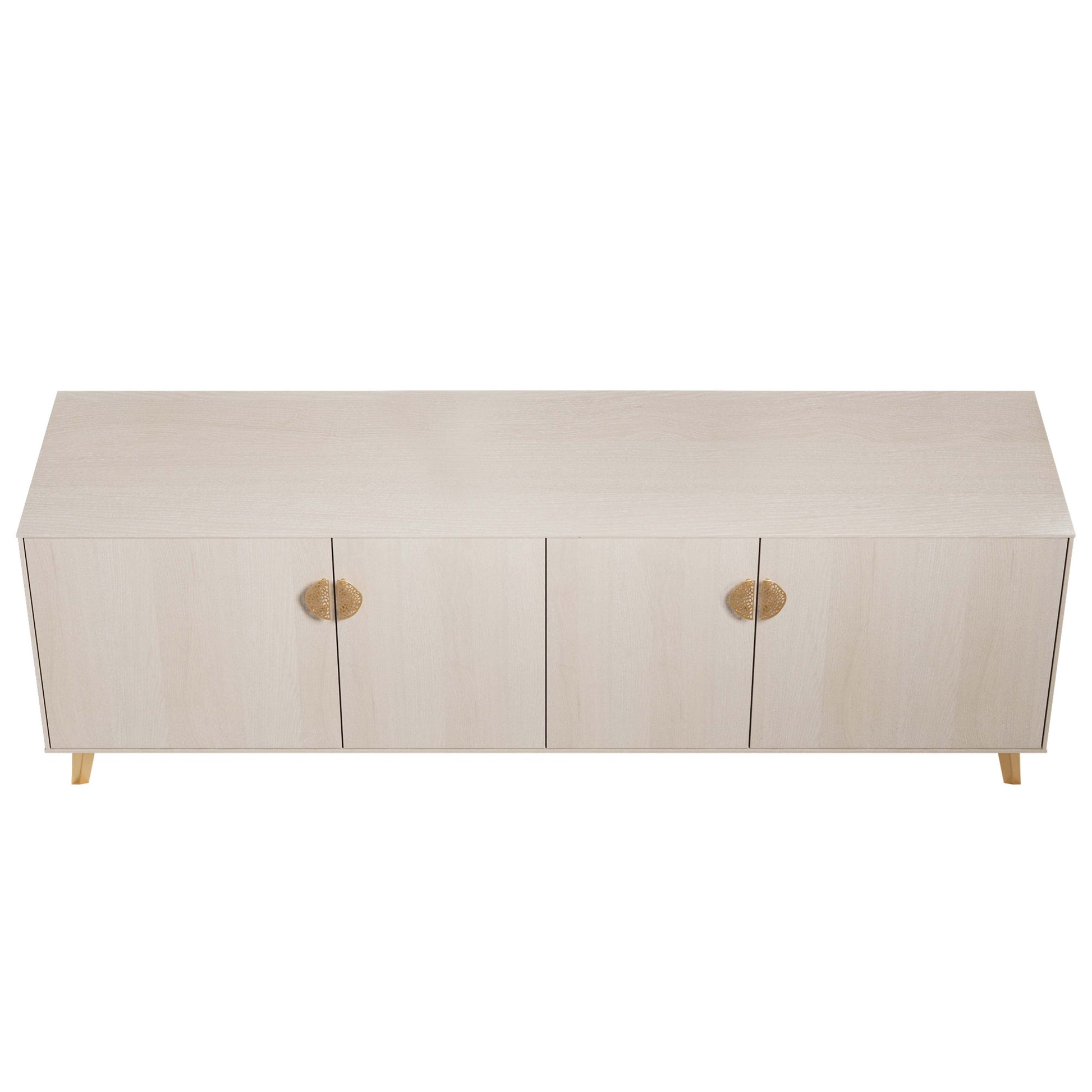 Manhattan Comfort Haley 79" White Mid-Century Modern Sideboard