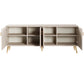 Manhattan Comfort Haley 79" White Mid-Century Modern Sideboard