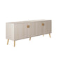 Manhattan Comfort Haley 79" White Mid-Century Modern Sideboard