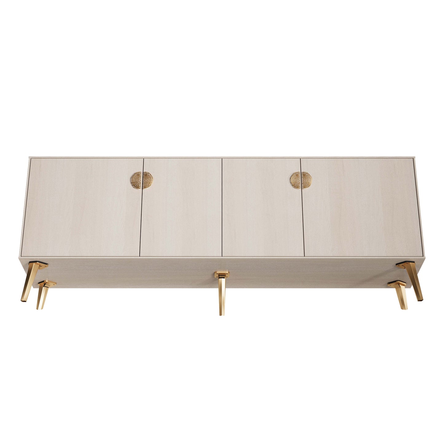 Manhattan Comfort Haley 79" White Mid-Century Modern Sideboard