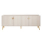 Manhattan Comfort Haley 79" White Mid-Century Modern Sideboard