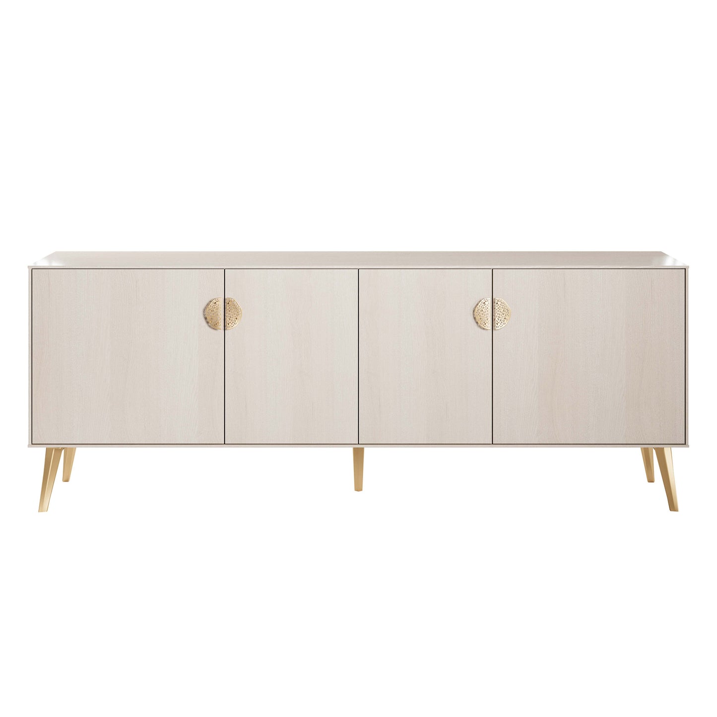 Manhattan Comfort Haley 79" White Mid-Century Modern Sideboard