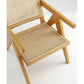 Manhattan Comfort Hamlet Nature Cane Accent Chair In A Set Of 2