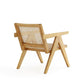 Manhattan Comfort Hamlet Nature Cane Accent Chair In A Set Of 2