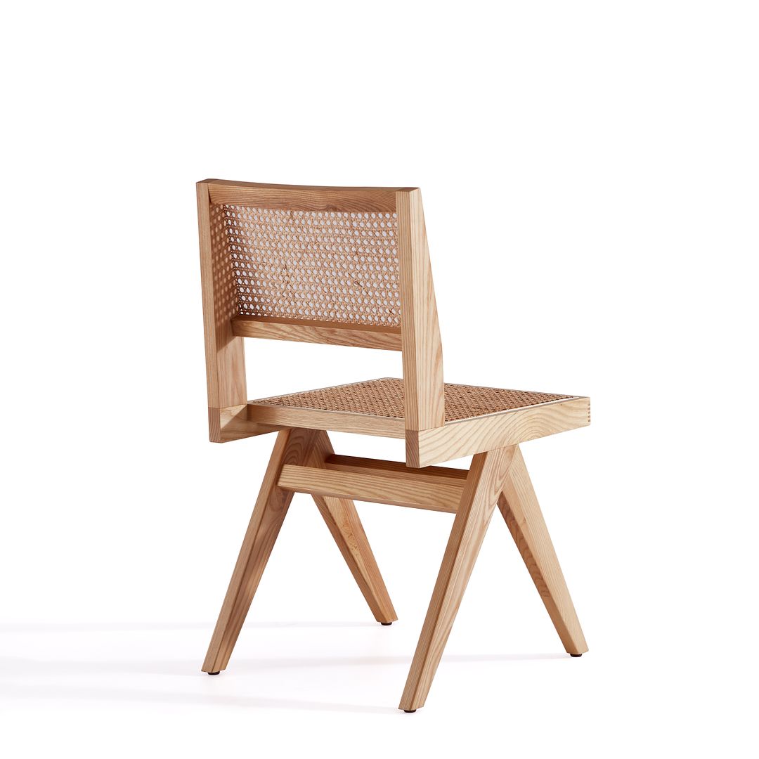 Manhattan Comfort Hamlet Nature Cane Dining Chairs In A Set Of 2