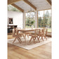 Manhattan Comfort Hamlet Nature Cane Dining Chairs In A Set Of 4