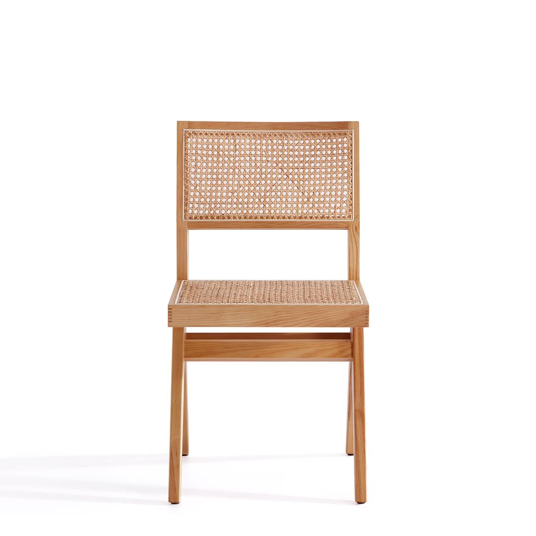 Manhattan Comfort Hamlet Nature Cane Dining Chairs In A Set Of 4