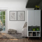 Manhattan Comfort Hampton 27" White Display Cabinet With 6-Shelves & Solid Wood Legs