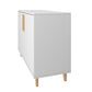 Manhattan Comfort Herald Double Side Cabinet With 2 Shelves In White