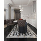 Manhattan Comfort Holguin 37" Counter Stool With Tufted Back Buttons In Gray