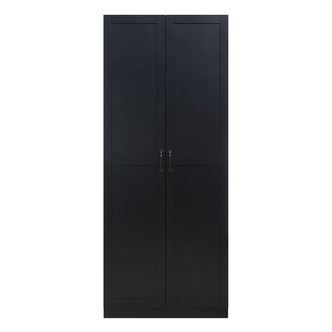 Manhattan Comfort Hopkins Black Storage Cabinet 2.0