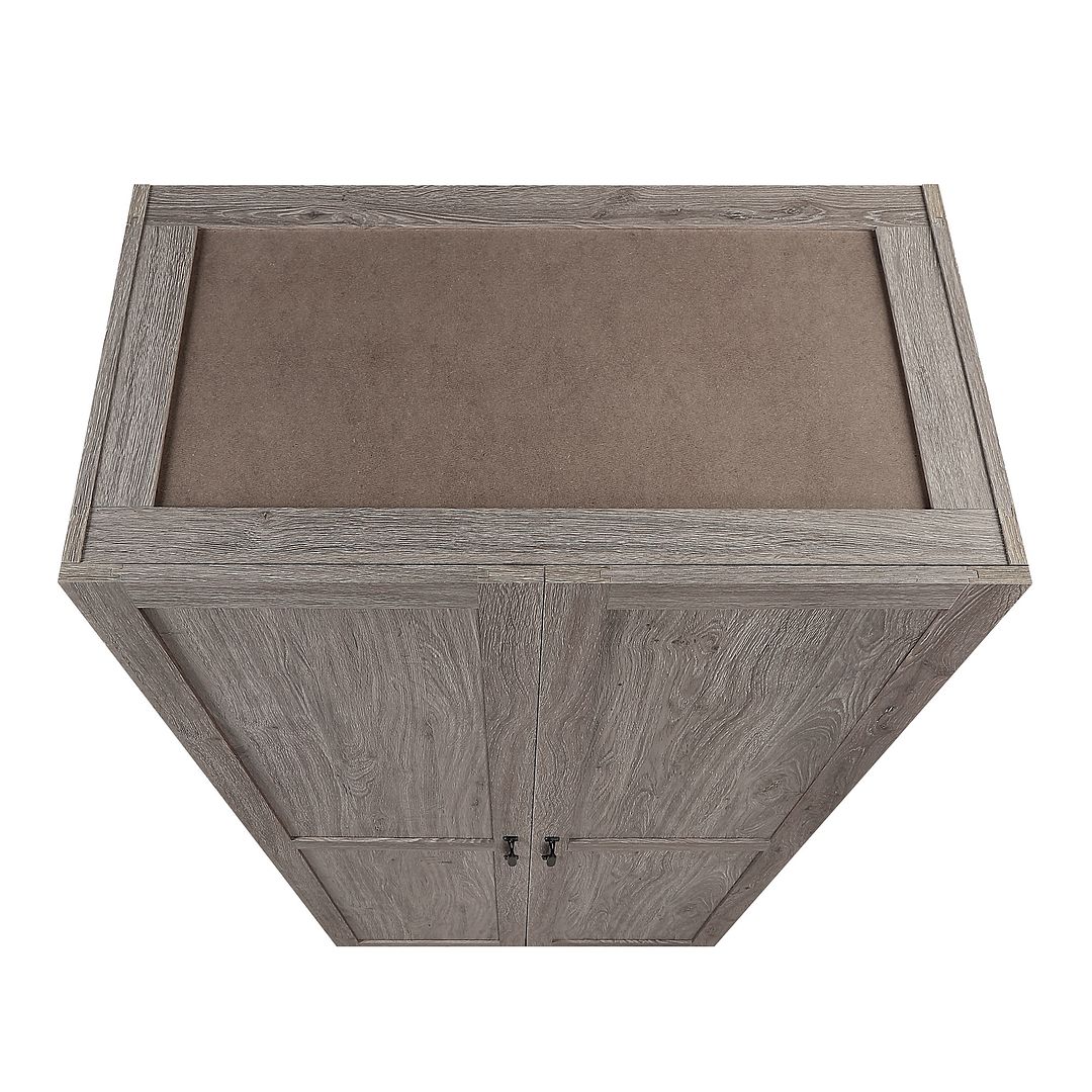 Manhattan Comfort Hopkins Gray Storage Cabinet 2.0