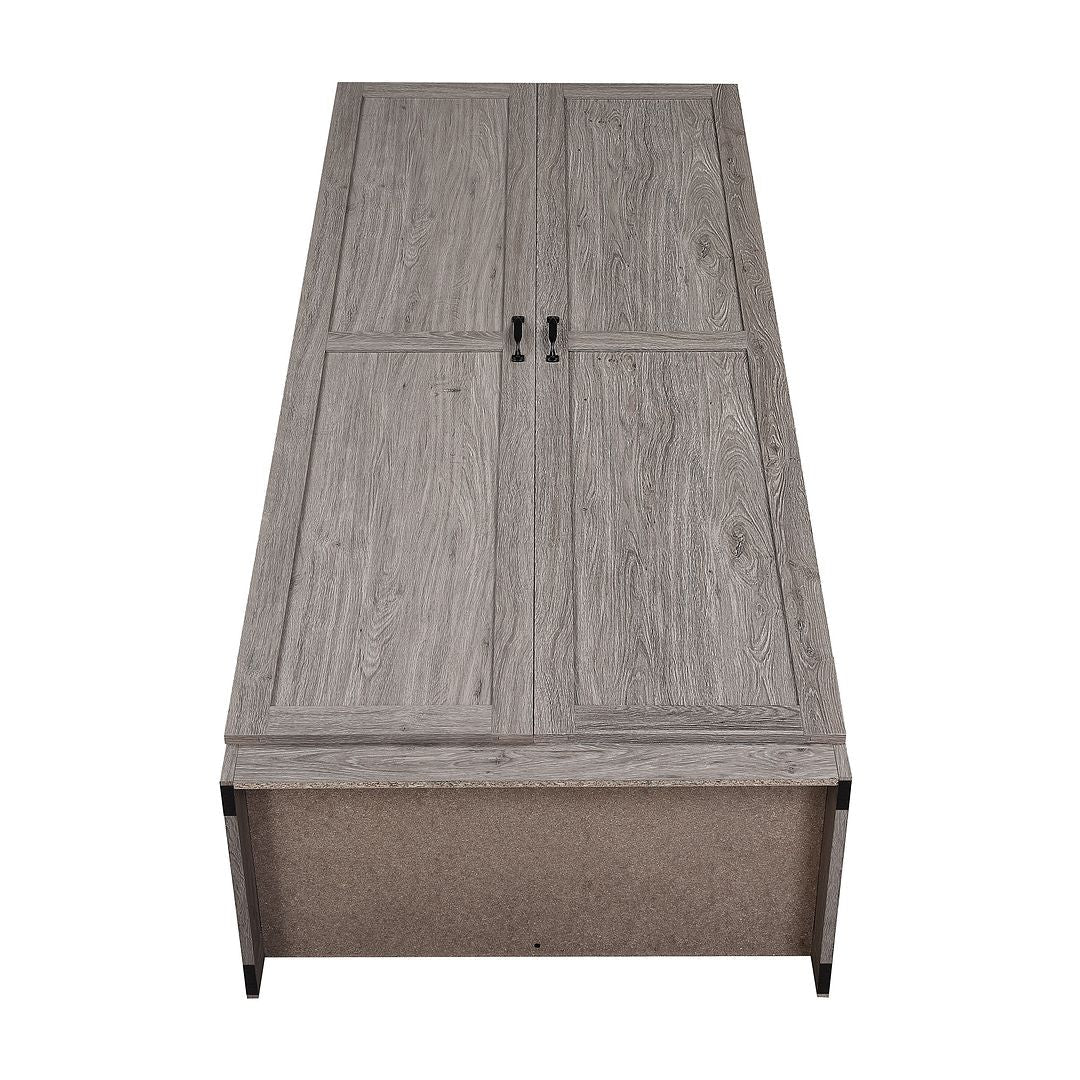 Manhattan Comfort Hopkins Gray Storage Cabinet 2.0