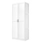 Manhattan Comfort Hopkins White Storage Cabinet 3.0