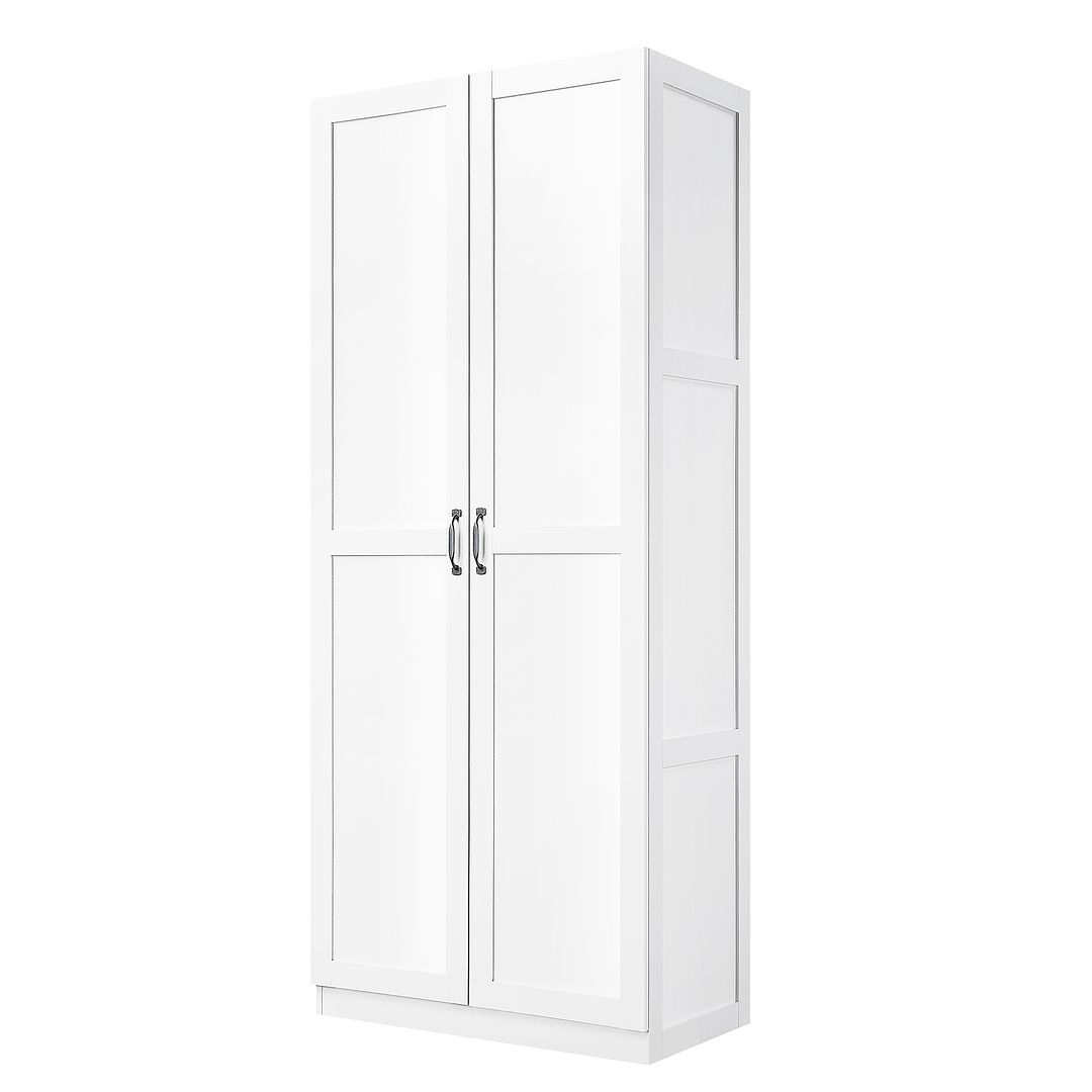 Manhattan Comfort Hopkins White Storage Cabinet 3.0