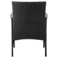 Manhattan Comfort Imperia Steel Rattan 3-Piece Patio Conversation Set With Cushions In Cream
