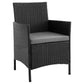 Manhattan Comfort Imperia Steel Rattan 4-Piece Patio Conversation Set With Cushions In Gray