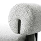 Manhattan Comfort Ivory & Black Modern Bartow Woven Fabric Accent Chair