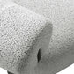 Manhattan Comfort Ivory & Black Modern Bartow Woven Fabric Accent Chair In A Set Of 2