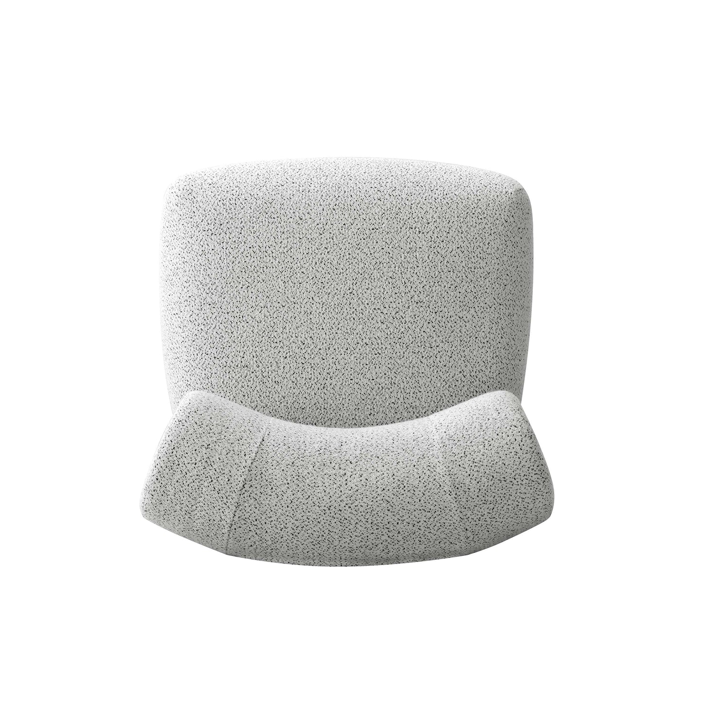 Manhattan Comfort Ivory & Black Modern Bartow Woven Fabric Accent Chair In A Set Of 2