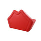 Manhattan Comfort Kiss 62" Red Faux Leather 2-Seater Loveseat