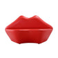 Manhattan Comfort Kiss 62" Red Faux Leather 2-Seater Loveseat