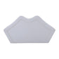 Manhattan Comfort Kiss 62" White Faux Leather 2-Seater Loveseat