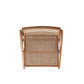 Manhattan Comfort Lambinet Nature Cane Folding Dining Chairs In A Set Of 4