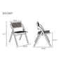 Manhattan Comfort Lambinet Nature Cane Folding Dining Chairs In A Set Of 4
