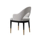 Manhattan Comfort Light Gray Modern Carrington Velvet Dining Armchair