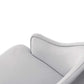 Manhattan Comfort Light Gray Modern Carrington Velvet Dining Armchair