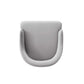 Manhattan Comfort Light Gray Modern Carrington Velvet Dining Armchair