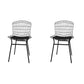 Manhattan Comfort Madeline 2-Piece Chair With Seat Cushion In Black