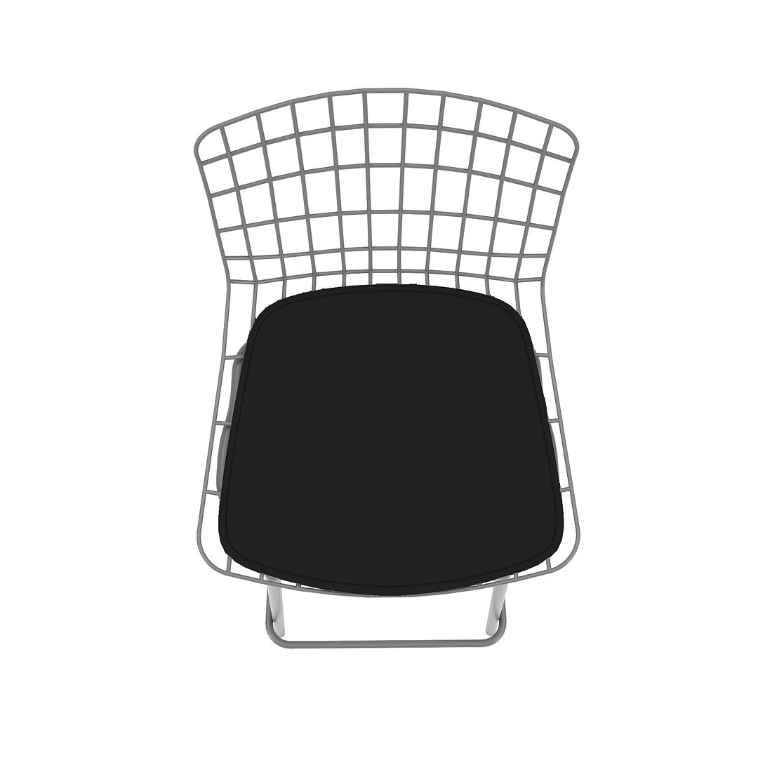 Manhattan Comfort Madeline 42" Barstool Set Of 2 With Seat Cushion In Charcoal Gray & Black
