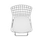 Manhattan Comfort Madeline 42" Barstool With Seat Cushion In Charcoal Gray & White
