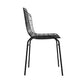 Manhattan Comfort Madeline Chair With Seat Cushion In Black