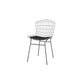 Manhattan Comfort Madeline Chair With Seat Cushion In Charcoal Gray & Black
