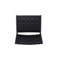 Manhattan Comfort Maintenon Leatherette Black Accent Chair In A Set Of 2