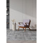 Manhattan Comfort Martelle Gray & Amber Twill Weave Accent Chair