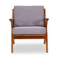 Manhattan Comfort Martelle Gray & Amber Twill Weave Accent Chairs In A Set Of 2