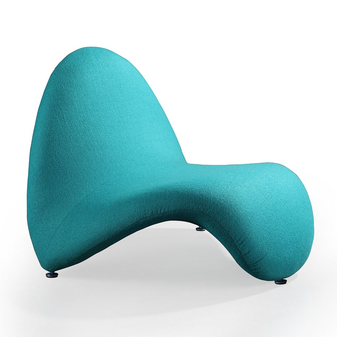 Manhattan Comfort MoMa Multi Colored 3-Piece Accent Chairs In Purple, Teal, & Yellow