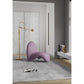 Manhattan Comfort MoMa Purple Wool Blend Accent Chair