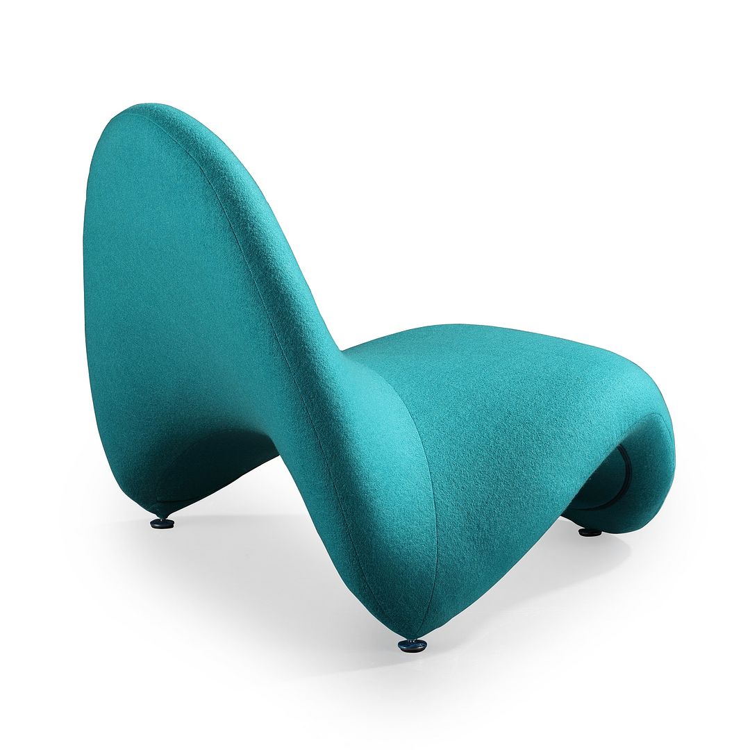 Manhattan Comfort MoMa Teal Wool Blend Accent Chairs In A Set Of 2