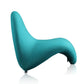 Manhattan Comfort MoMa Teal Wool Blend Accent Chairs In A Set Of 2